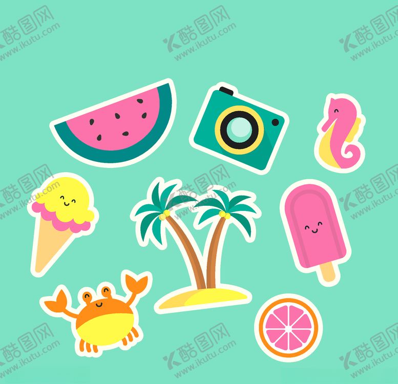 编号：61534407032335329532【酷图网】源文件下载-夏日元素