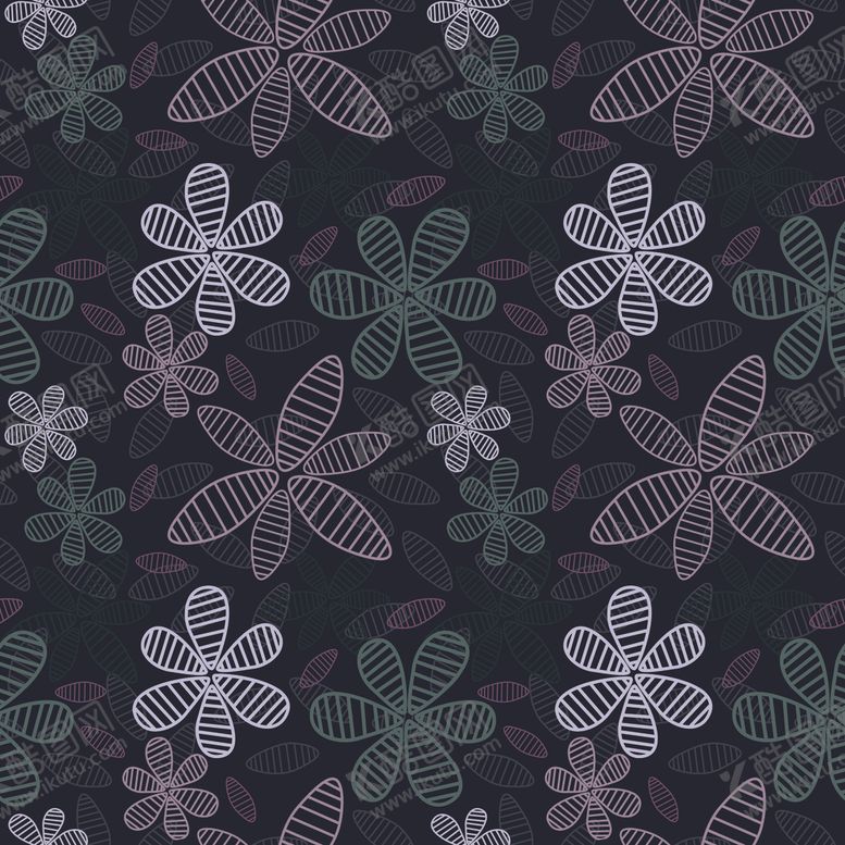 编号：28415509280324299492【酷图网】源文件下载-手绘花纹印花