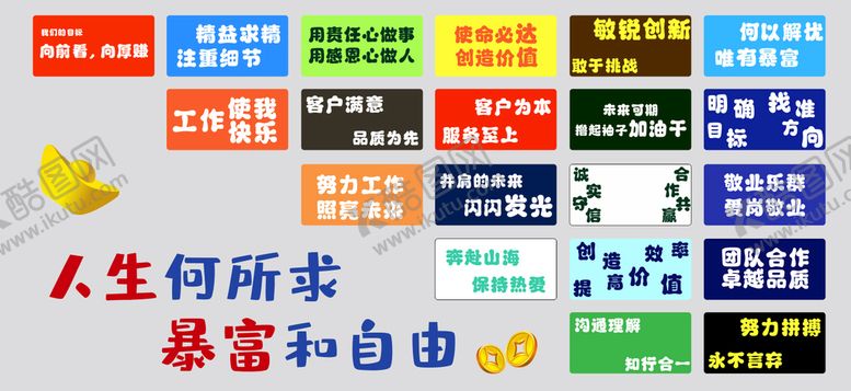 编号：81355401162053384295【酷图网】源文件下载-励志文化墙