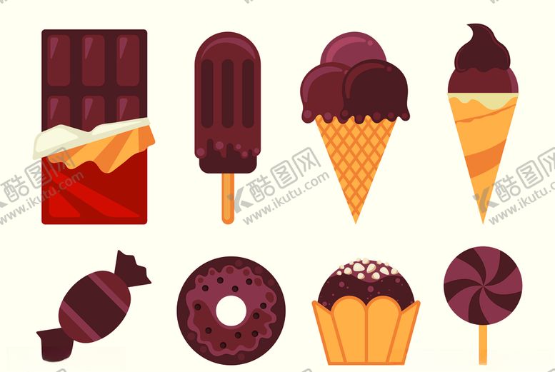 编号：75439810302315483207【酷图网】源文件下载-巧克力糖果