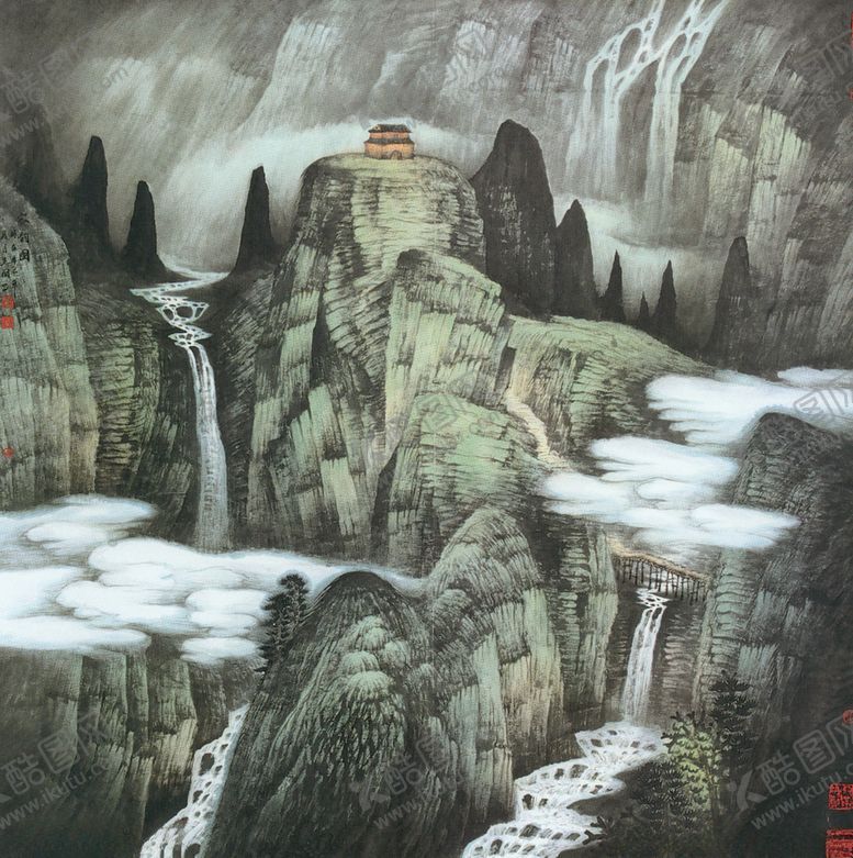 编号：29268410190840372188【酷图网】源文件下载-山高水长