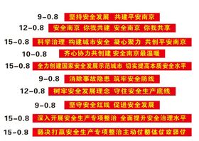 安全月横幅规范
