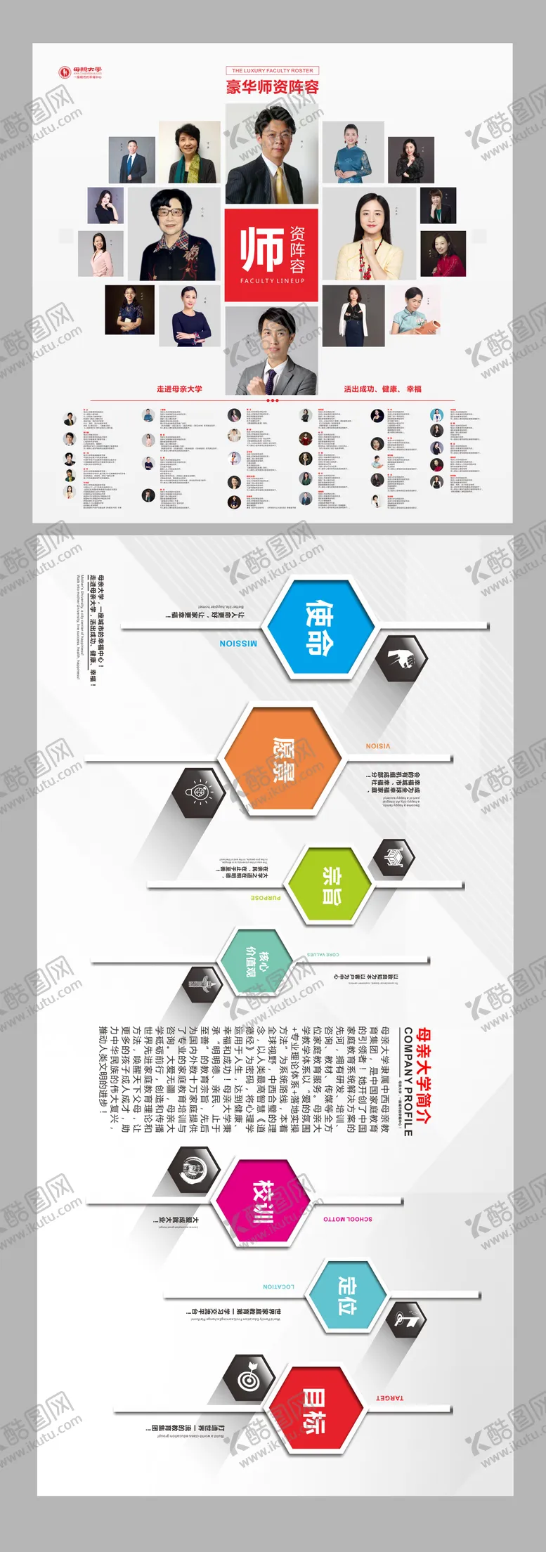 编号：39568109041032334392【酷图网】源文件下载-企业简介文化墙