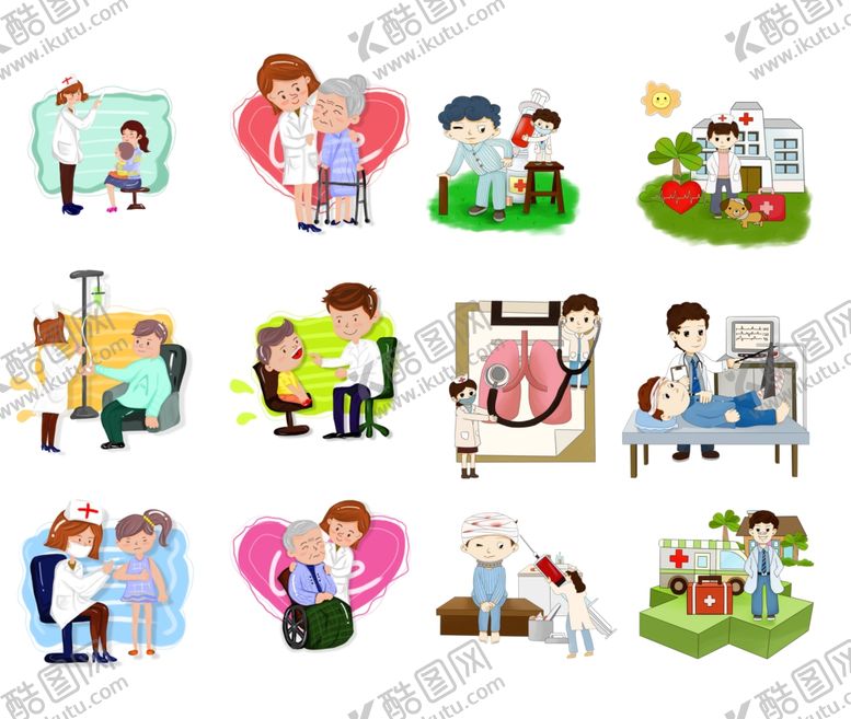 编号：65878110080228396081【酷图网】源文件下载-医生漫画