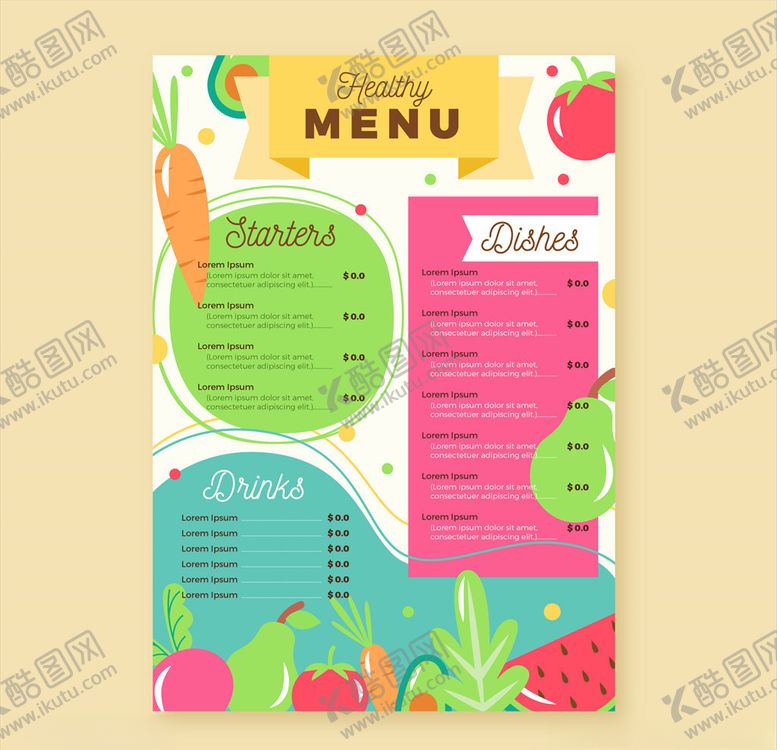 编号：37665810010923085367【酷图网】源文件下载-卡通菜单