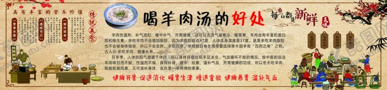 编号：73819801281417284179【酷图网】源文件下载-喝羊肉汤的好处