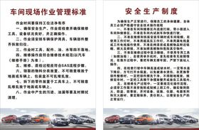 安全生产制度牌