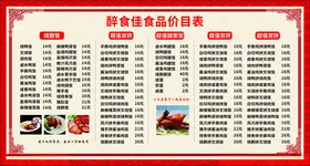菜单创意出餐纸点西餐谱私房