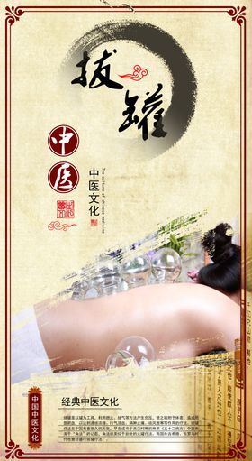 拔罐海报