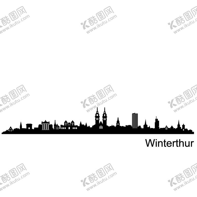 编号：37621505020349587662【酷图网】源文件下载-城市剪影