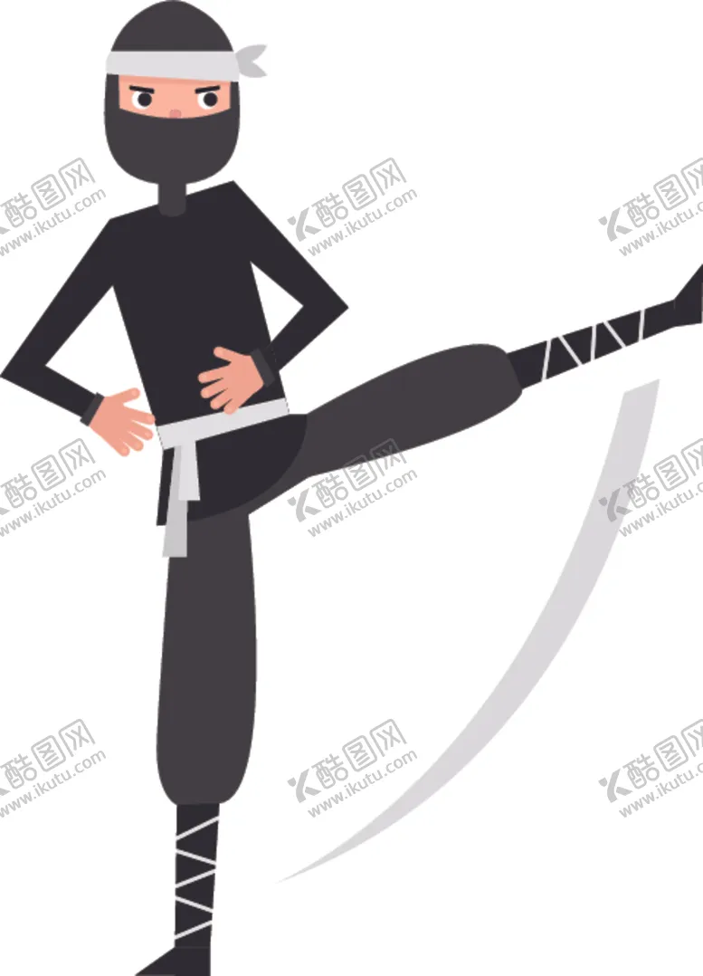 编号：46901406232152177356【酷图网】源文件下载-卡通忍者