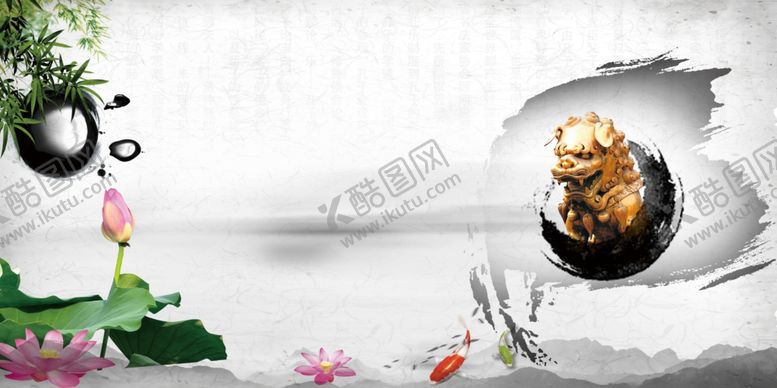 编号：96296104192230294448【酷图网】源文件下载-中国风水墨喜庆背景