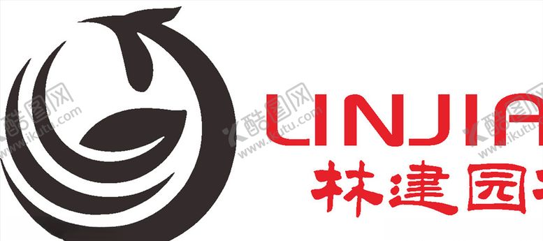 编号：74495209111559521810【酷图网】源文件下载-林建园林LOGO标志商标
