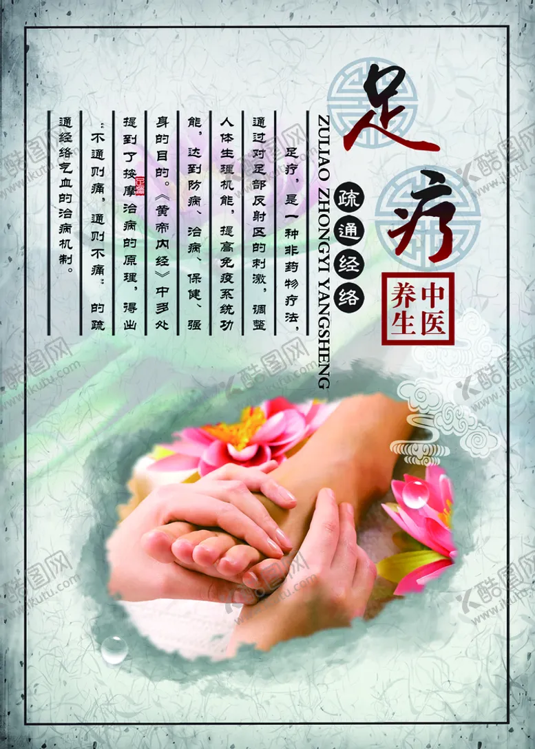编号：09815609140829447096【酷图网】源文件下载-足疗按摩养生展板