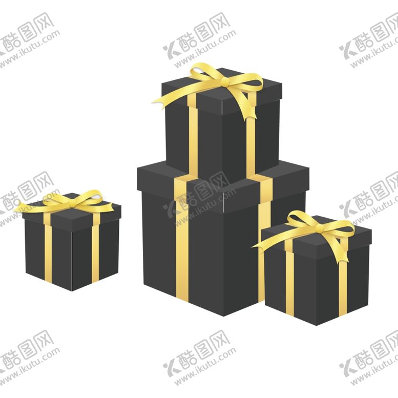 编号：33080009101759142734【酷图网】源文件下载-黑色礼盒素材