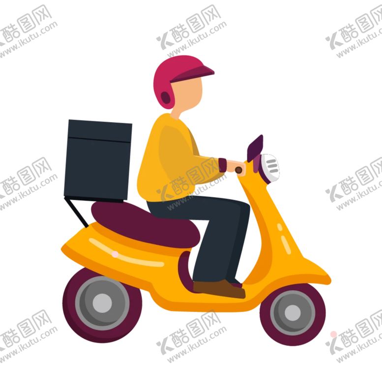 编号：38223304161649126665【酷图网】源文件下载-外卖小哥
