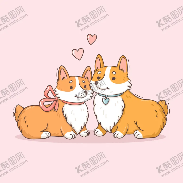 编号：03145909190519392954【酷图网】源文件下载-动物情侣