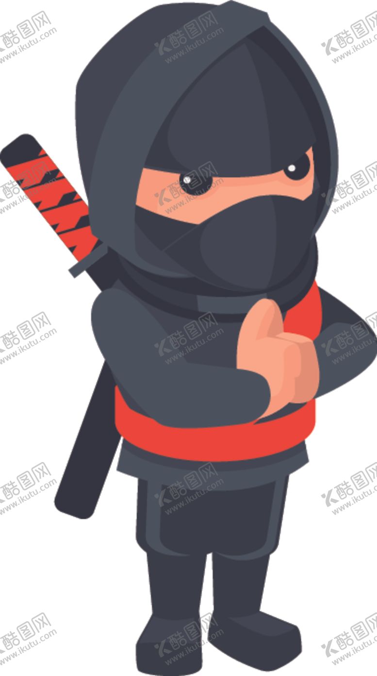 编号：73352904160558224877【酷图网】源文件下载-卡通忍者