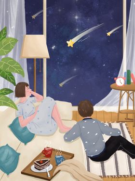 创意卡通插画图案