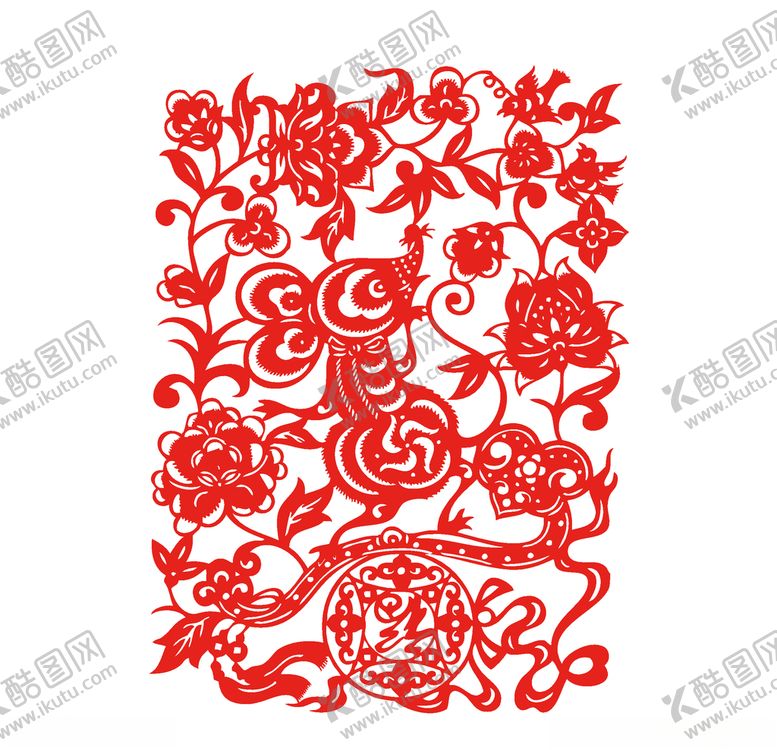 编号：67784410270729245804【酷图网】源文件下载-鼠年剪纸风格