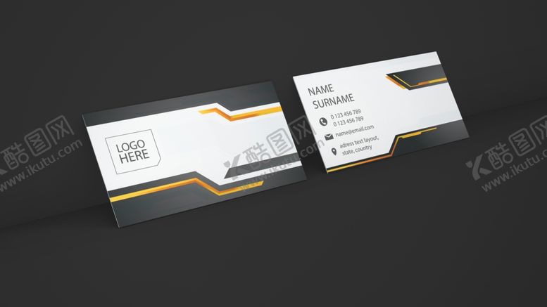 编号：55093009220536559358【酷图网】源文件下载-名片样机