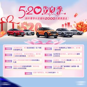 汽车520展板