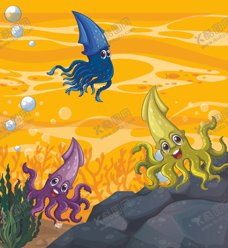 编号：13638711012033083920【酷图网】源文件下载-卡通鱼