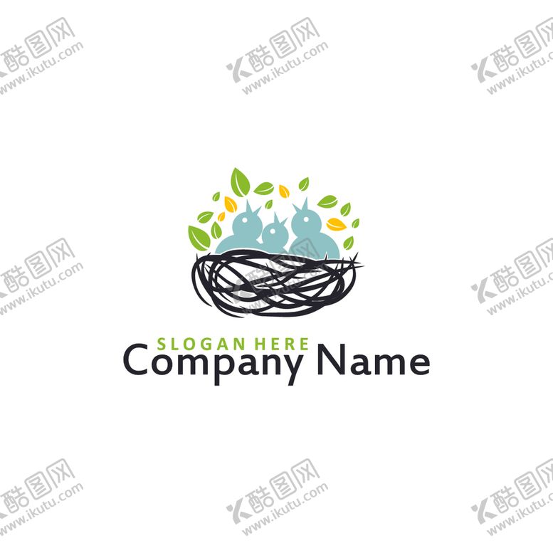 编号：53129007030627422562【酷图网】源文件下载-禽类LOGO标志