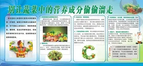 健康教育宣传栏饮食控烟蔬菜