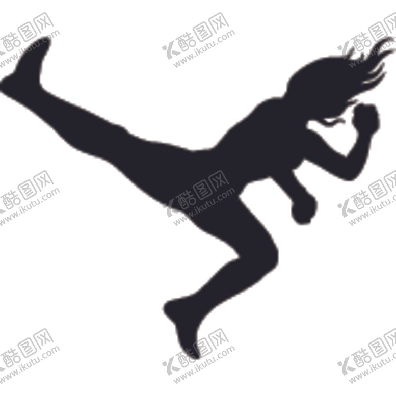 编号：78192904191256389737【酷图网】源文件下载-武术格斗剪影