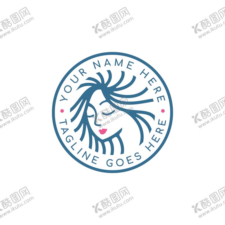 女性logo房产标志素材设计