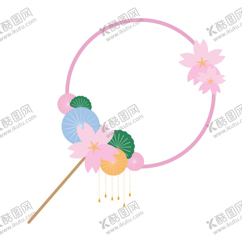 编号：33598906171433253101【酷图网】源文件下载-团扇