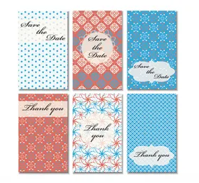 复古风格感谢卡片设计