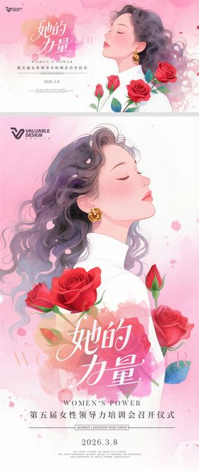 她的力量女性领导力培训会主视觉