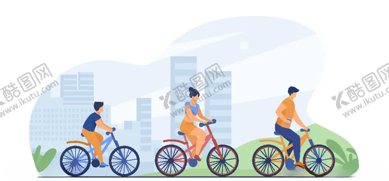 编号：63811805081742227791【酷图网】源文件下载-骑自行车