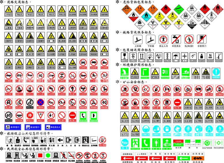 编号：22047612220116192629【酷图网】源文件下载-施工安全危险禁止标志