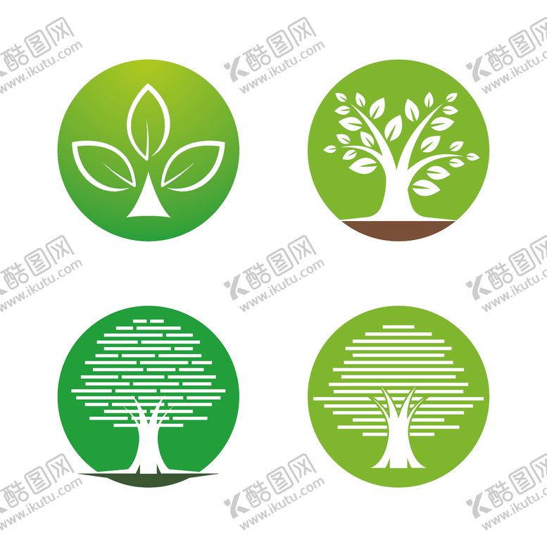 编号：28737003272041328558【酷图网】源文件下载-绿色植物图标