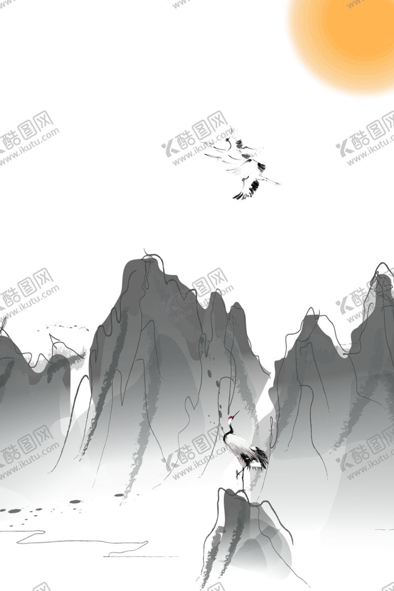 编号：89392010240015084142【酷图网】源文件下载-水墨背景
