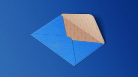 高端信封邀请函品牌样机