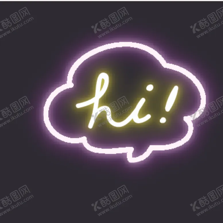编号：46269706301921303658【酷图网】源文件下载-霓虹灯发光创意图案