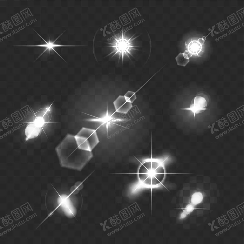 编号：92971710180310168259【酷图网】源文件下载-光斑光效素材
