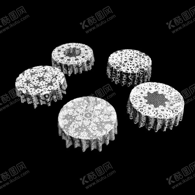 编号：25825012070021529278【酷图网】源文件下载-桌布3d模型