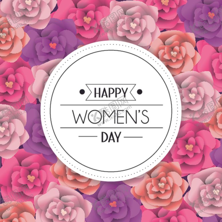 编号：51042009211709049976【酷图网】源文件下载-妇女节