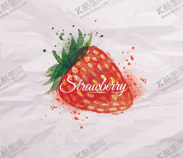 编号：56756510281550332360【酷图网】源文件下载-泼墨水彩水果插画