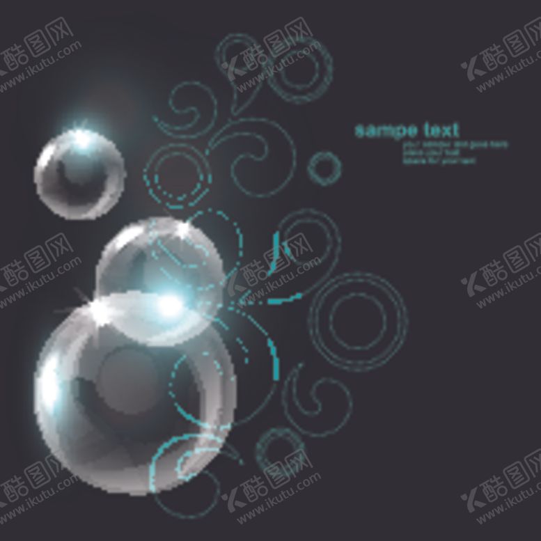 编号：74710309162235281177【酷图网】源文件下载-蓝色泡沫背景