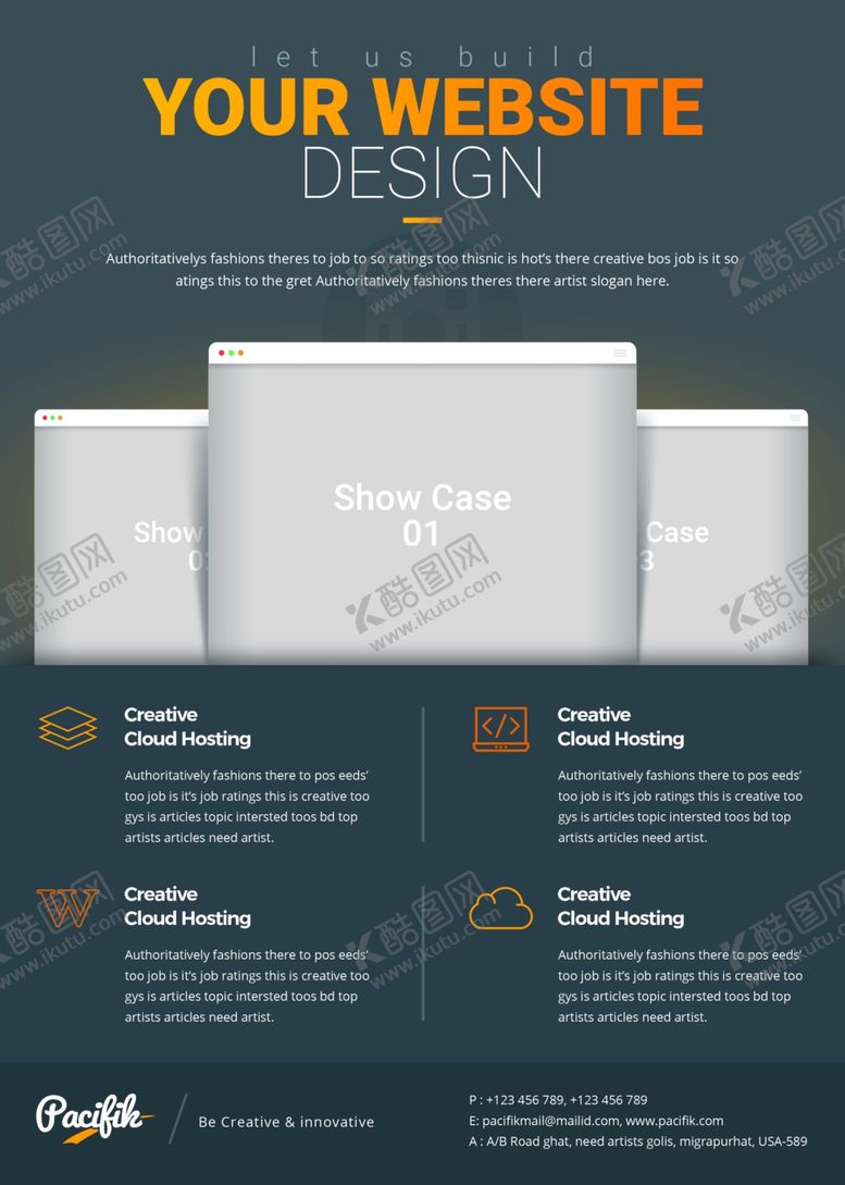 编号：92675010302100244037【酷图网】源文件下载-国外宣传单模板