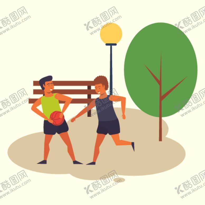 编号：22689010211959367821【酷图网】源文件下载-运动主题扁平化插画