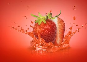 草莓海报
