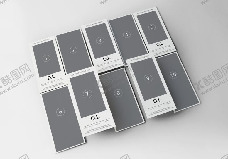 编号：47244810032009558120【酷图网】源文件下载-传单折页贴图样机常规物料