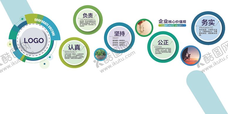 编号：28911306261735036795【酷图网】源文件下载-企业文化墙企业核心价值观
